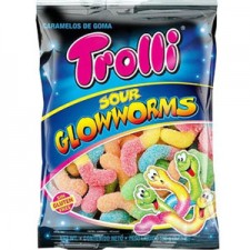Goma Glowworms Sour / Trolli 100g